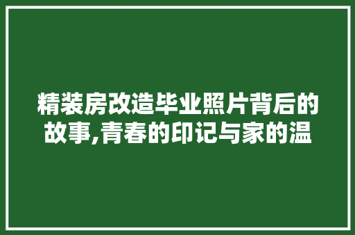 精装房改造毕业照片背后的故事,青春的印记与家的温馨 综合便民