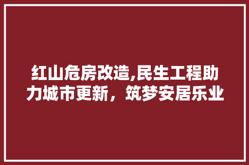 红山危房改造,民生工程助力城市更新，筑梦安居乐业新生活
