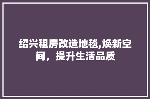 绍兴租房改造地毯,焕新空间，提升生活品质