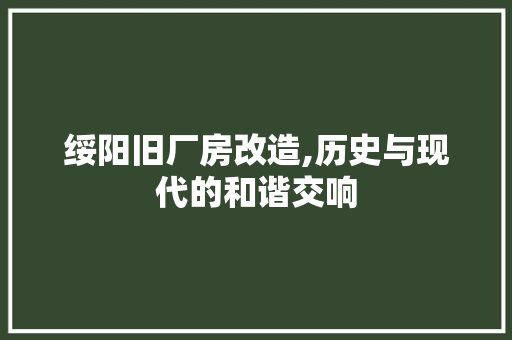 绥阳旧厂房改造,历史与现代的和谐交响
