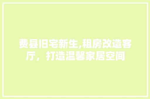 费县旧宅新生,租房改造客厅，打造温馨家居空间