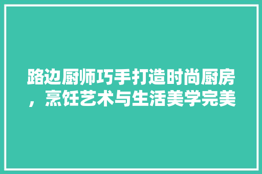 路边厨师巧手打造时尚厨房，烹饪艺术与生活美学完美融合