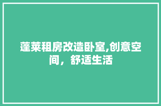 蓬莱租房改造卧室,创意空间，舒适生活