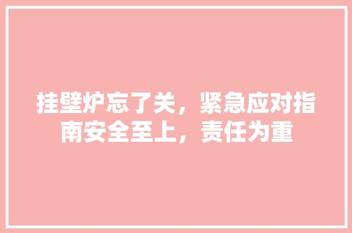 挂壁炉忘了关，紧急应对指南安全至上，责任为重 汽车维修