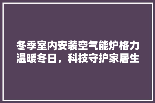 冬季室内安装空气能炉格力温暖冬日，科技守护家居生活