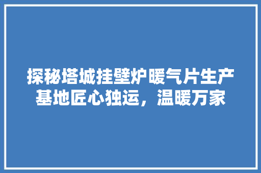 探秘塔城挂壁炉暖气片生产基地匠心独运，温暖万家
