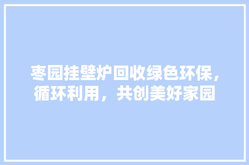 枣园挂壁炉回收绿色环保，循环利用，共创美好家园 家电维修