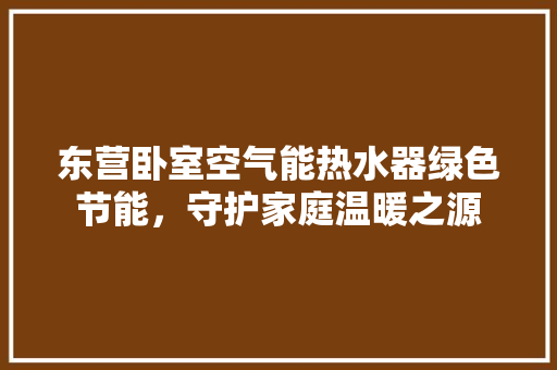 东营卧室空气能热水器绿色节能，守护家庭温暖之源