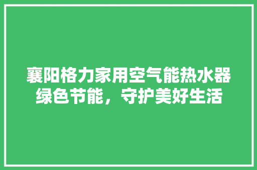 襄阳格力家用空气能热水器绿色节能，守护美好生活 墙体维修