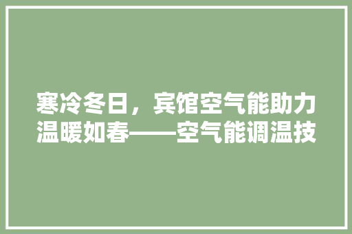 寒冷冬日，宾馆空气能助力温暖如春——空气能调温技术