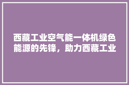 西藏工业空气能一体机绿色能源的先锋，助力西藏工业转型升级 综合便民