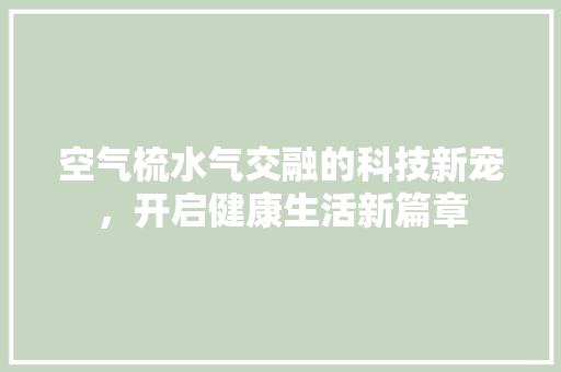 空气梳水气交融的科技新宠，开启健康生活新篇章 墙体维修