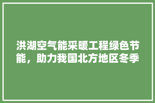 洪湖空气能采暖工程绿色节能，助力我国北方地区冬季取暖 家电维修