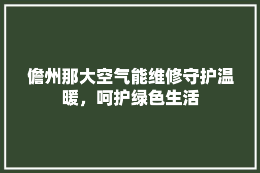 儋州那大空气能维修守护温暖，呵护绿色生活