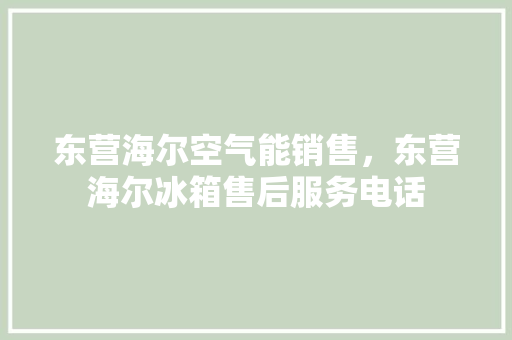东营海尔空气能销售，东营海尔冰箱售后服务电话 家电维修