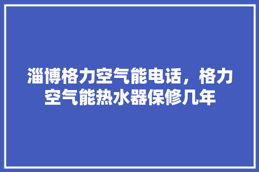 淄博格力空气能电话，格力空气能热水器保修几年 汽车维修