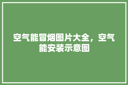 空气能冒烟图片大全，空气能安装示意图