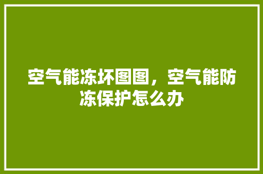 空气能冻坏图图，空气能防冻保护怎么办