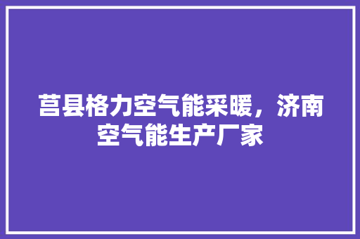 莒县格力空气能采暖，济南空气能生产厂家