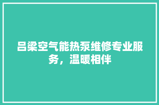 吕梁空气能热泵维修专业服务，温暖相伴
