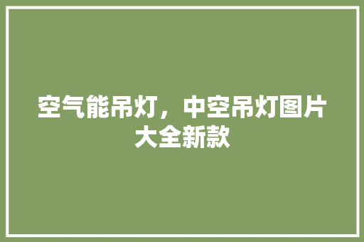 空气能吊灯，中空吊灯图片大全新款 汽车维修