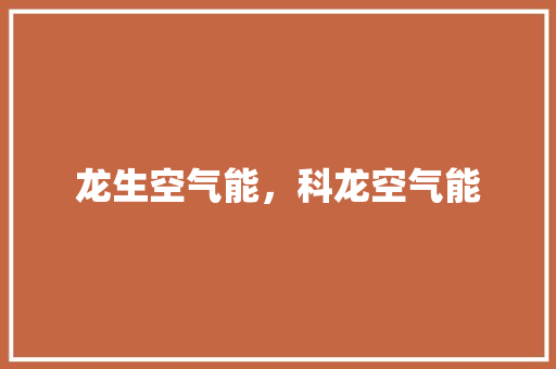 龙生空气能，科龙空气能