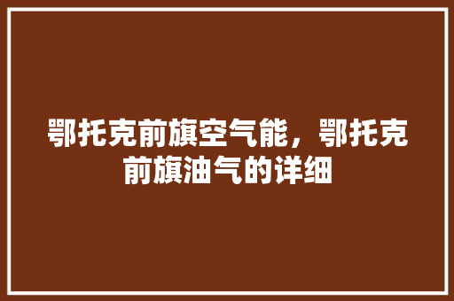 鄂托克前旗空气能，鄂托克前旗油气的详细 综合便民
