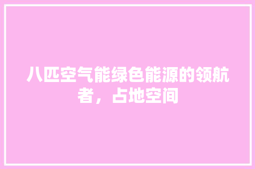八匹空气能绿色能源的领航者，占地空间 综合便民