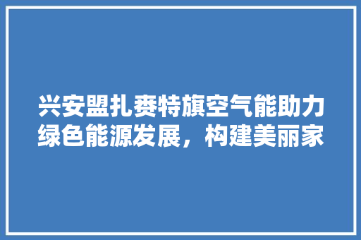 兴安盟扎赉特旗空气能助力绿色能源发展，构建美丽家园 综合便民