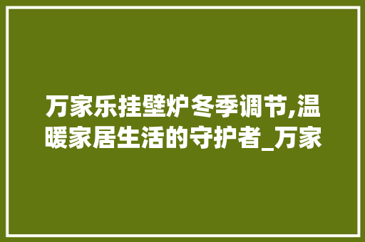 万家乐挂壁炉冬季调节,温暖家居生活的守护者_万家乐挂壁炉冬季调节 万家乐挂壁炉冬季调节,温暖家居生活的守护者_万家乐挂壁炉冬季调节 综合便民