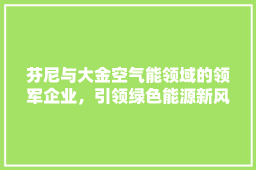 芬尼与大金空气能领域的领军企业，引领绿色能源新风尚