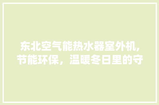 东北空气能热水器室外机,节能环保，温暖冬日里的守护者_东北空气能热水器室外机