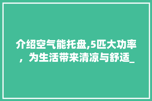 介绍空气能托盘,5匹大功率，为生活带来清凉与舒适_空气能托盘5匹 介绍空气能托盘,5匹大功率，为生活带来清凉与舒适_空气能托盘5匹 墙体维修